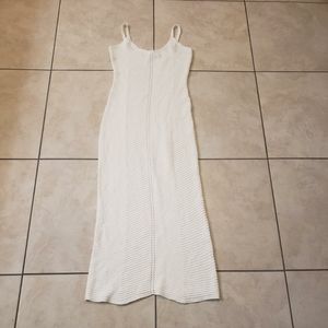Princess Polly ABIGAIL MIDI DRESS CREAM used size 4 no lining
